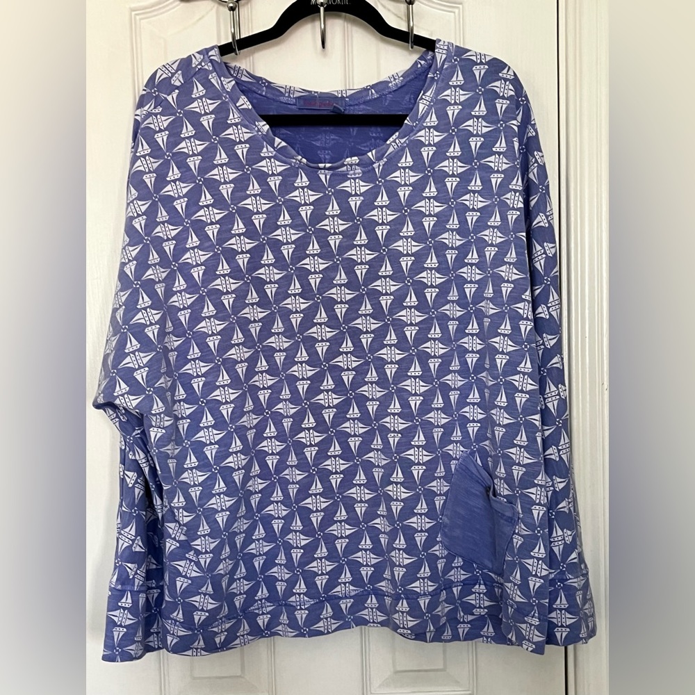 FRESH PRODUCE WOMENS TOP, LAVENDER, size one size